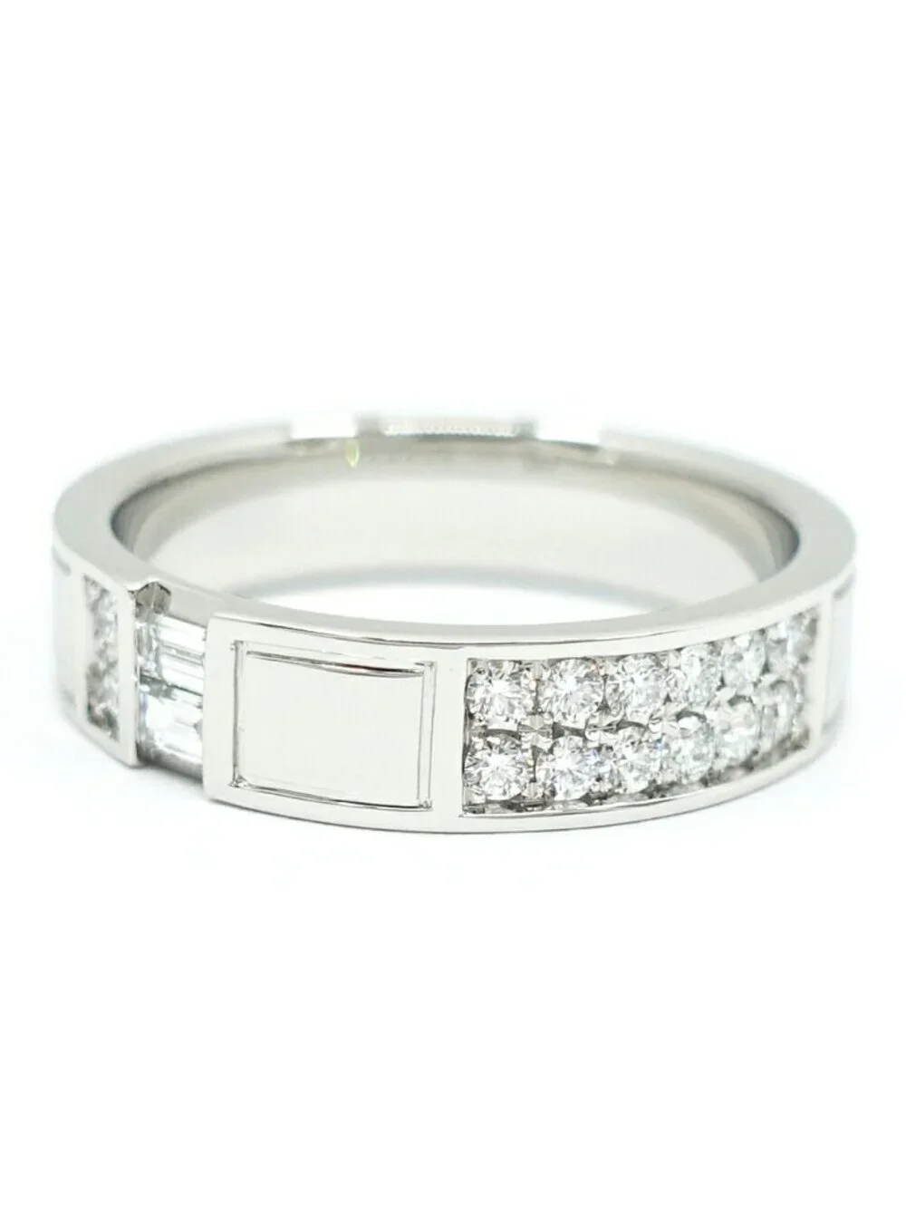 Harry Winston Traffic Accent Band Ring Large Diamond